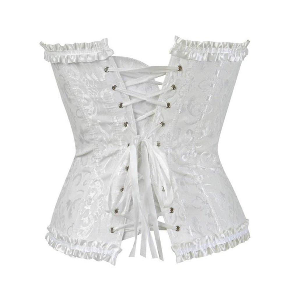 Women  Satin Lace  Sexy  Bustier  Push Up Corset